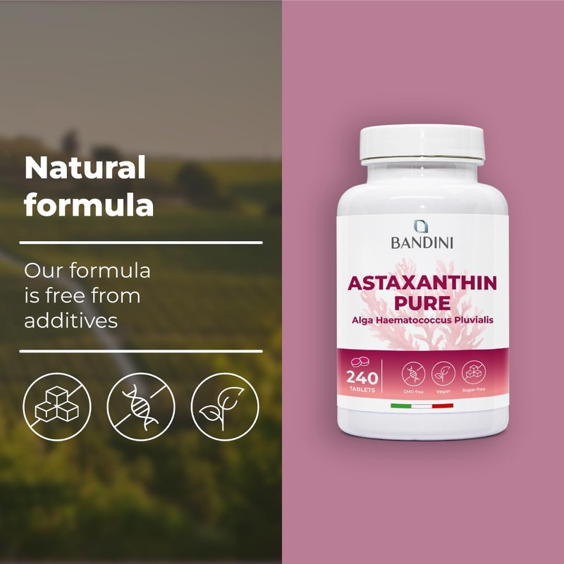 BANDINI Bandini? Pure Astaxanthin 240 High Strength Tablets (8 Months