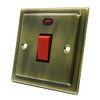 AET VABCSWBL Victorian Antique Brass 45A Switch-45 Amp DP Cooker