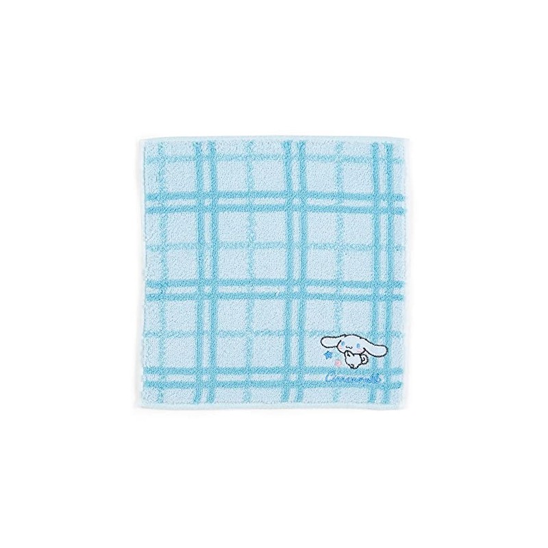 Sanrio 305561 Cinnamoroll, Petite Towel (Checked)