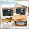 Smart Cabinet Lock, Hidden Cabinet Lock with 2 Cards, Intelligent