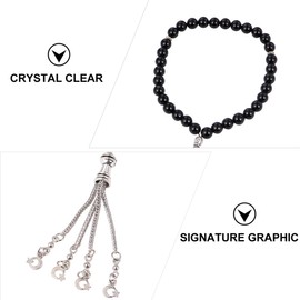 Healifty Prayer Beads 33 Worry Bead Bracelet Tesbih Tasbih Tasbeeh Misbaha Masbaha Subha Sebha Rosary Meditation Hand Chain for Islamic