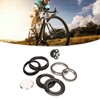 Bicycle Front Fork Bowl Set Aluminum Alloy Dual Bearings Mountain