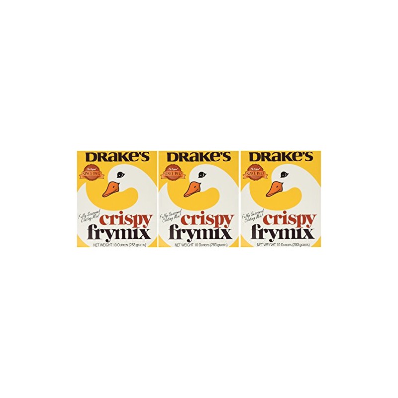 Drake's Crispy Frymix, 10 Ounce (Pack of 3)