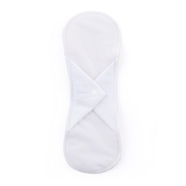 Bamboolik Washable Fabric Bandage | Organic Cotton Terry Cloth | Press Stud | Set of 5 - Natural + XS Wetbag Pink | Reusable | Made in the EU | Fabric Pantiliners | Fabric Bandages