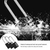 WeeGoo 6 Pack 4 Digit Code Long Shackle Combination Padlocks