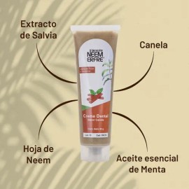 Crema Dental Natural Sabor Canela Libre De Fluor