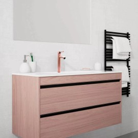 Cnx Mezcladora Monomando Para Lavabo Color Oro Rosado
