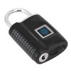 Smart Fingerprint No Password Unlock Padlock Customs Lock for Suitcase