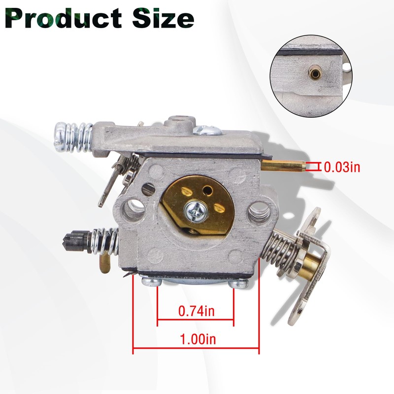 DABAZUALY Carburetor for Craftsman 16 inch Chainsaw Kit for 18