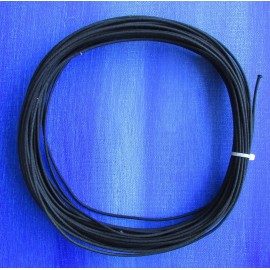 gavitt NEW 25' Gavitt Vintage Cloth Covered Push Back Guitar Wire 22 Gauge Black - USA