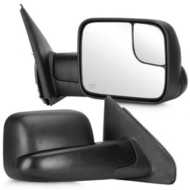 Youxmoto Towing Mirrors Fits 02-08 for Dodge Ram 1500, 03-09 for Dodge Ram 2500/3500 Pickup Truck 2002 2003 2004 2005 2006 2007 2008 2009