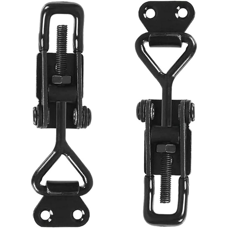 6 Pack Adjustable Toggle Clamp, Black Pull Latch Clamp,Holding Capacity