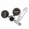 CO2 Regulator Aquarium Dual Gauge Display with Bubble Counter and
