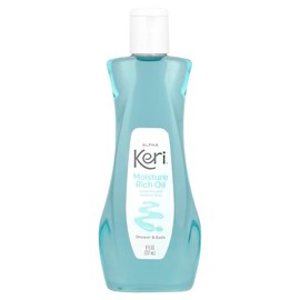 Keri Aceite de baño rico en humedad, transparente, 8 onzas