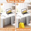 Shengsenfu Adjustable Desk Hooks for Table Metal Bag Holder &