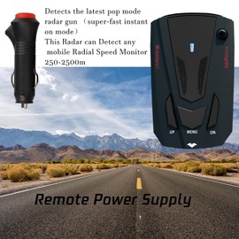 New Driving Aids for Cars with Led Display, Long Range Detection, Mute Memory, City/Highway Mode Detectors, Ideal Gifts for Cars (Black)