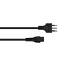 Power Cable Italy Mains Plug Type I (CEI 23-16) to