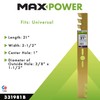 Maxpower 331981B 21-Inch Universal Gold Metal Mulching Lawn Mower Blade