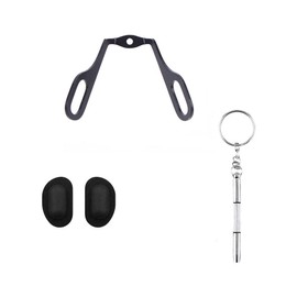 Sunglasses Nose Pads Black Glasses Arm Soft Silicone Eyeglass Nosepads Screwdriver Replacement Kits