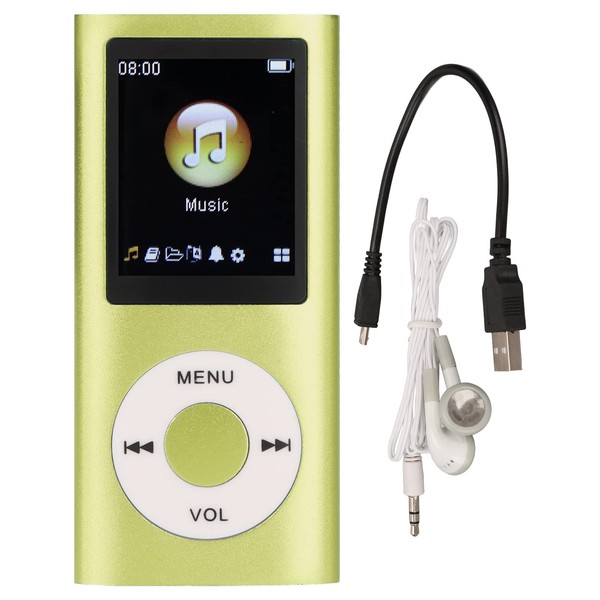 Digital Compact and Portable MP3 Player, Supports 64GB Memory, 8