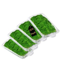 Smygoods Disposable Clear Plastic Clamshell Containers for Herbs, Leak-Proof, Ideal for Food Storage (.5 Oz - Pack of 100)