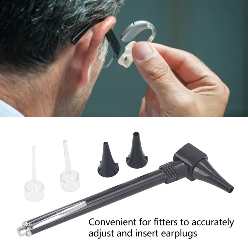 Otoscope with LED Light High Resolution Diagnostic Kit Battery Powered