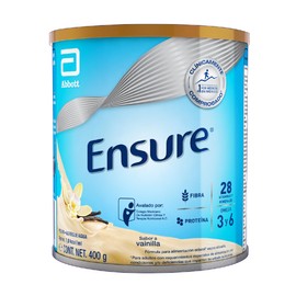 Ensure Clásico - en Polvo Sabor Vainilla, 400g, Alimentación Especializada con Vitaminas, Proteínas y Prebióticos, Clínicamente Probado