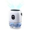 Desktop dehumidifier with 7-color ambient light, 1L (35oz) water tank