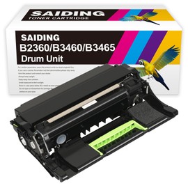 SAIDING Remanufactured B2360 Drum Unit 331-9810 331-9811 KVK63 Imaging Unit Replacement for Dell B2360d B2360dn B3460dn B3465dn B3465dnf S2830dn S2830 Printer(1-Pack)