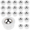 20Pcs Mini Caster Wheel 360° Rotatable Mini Ball Transfer Bearing