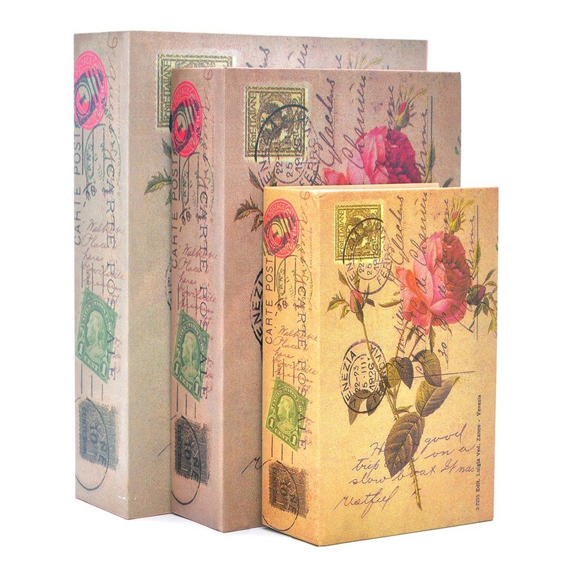 Medigy Money Safe Books Portable Hidden Safe Book with Combination