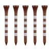 Zivisk Wooden Golf Tees 2-3/4" 100 Count 70mm Brown