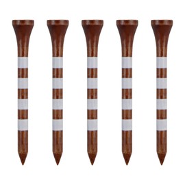 Zivisk Wooden Golf Tees 2-3/4" 100 Count 70mm Brown