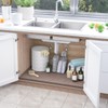SIKADEER 31" x 19" Under Sink Mat Waterproof, Silicone Mat