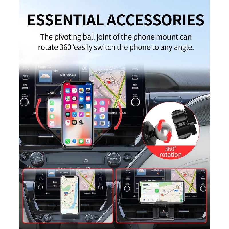 Car Phone Holder for Toyota Camry/Hybrid 2021-2024 Magsafe Accessories