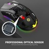 2.4G Wireless Gaming Mouse Rechargeable Mouse with RGB Light Effect