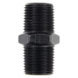 Fragola 491102-BL Black 1/4 MPT Pipe Nipple