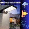 MASLED Solar Security Lights Outdoor Motion Sensor | Remote Control,