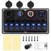 xhtechnology - Panel de Interruptores Marinos Impermeable, Panel de Interruptores
