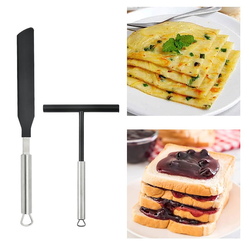 WEIWUXIAN Set of 2 Baking Cooking Baking Tools, Stainless Steel