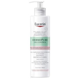 Eucerin DermoPure Gel de Limpieza Concentrado 400ml Gel Facial con cido Saliclico para Rostro y Cuerpo, Anti-Manchas, Anti-Imperfecciones, Anti...    