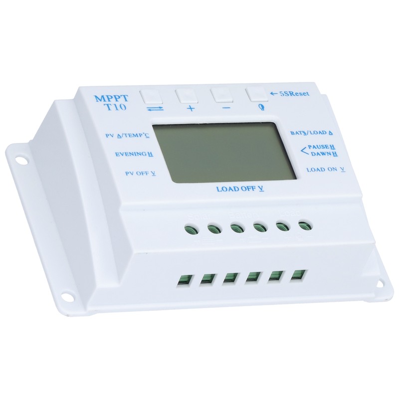 10A 12/24V MPPT PWM Solar Charge Controller with LCD Display