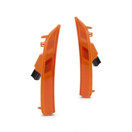 KarParts360 For Chrysler Pacifica 2017-2023 Side Marker Light Driver And Passenger Side | Pair | Front | With Bulbs | Replacement For CH2550135, CH2551135 | 68229423AA, 68229422AA