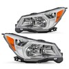 JSBOYAT Halogen Headlight Assembly Replacement for 2014-2016 Subaru Forester Headlamp