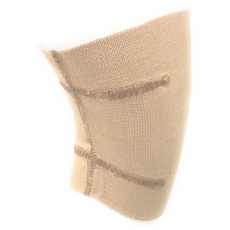 CHAMPION C-70 Contour Cut Knee Support, Beige, Large