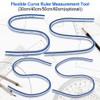 Flexibles Kurvenlineal, Flexibles Kurven Machthaber Maß Werkzeug für das Zeichnen