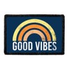 Good Vibes | Hook and Loop Attach for Hats, Jeans,
