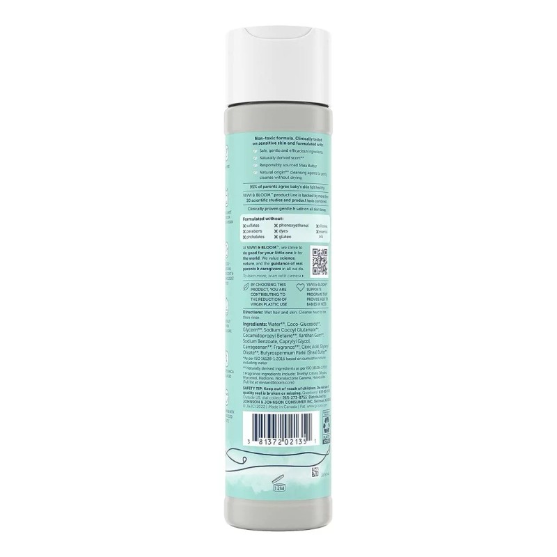 Vivvi & Bloom Shampoos Para Bebes Niños Vivvi & Bloom