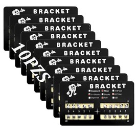 10 Paquetes Kit De Ortodoncia Metálicos Para Brackets,Roth 022 Ganchos 3-4-5,Brackets Ortodoncia Profesional Acero Inoxidable,Bracket De Ortodoncia Con Gancho Para Tratamiento De Ortodoncia Dental