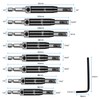 CCTSA Self Centering Drill Bits Set for Hinges, Center Drill
